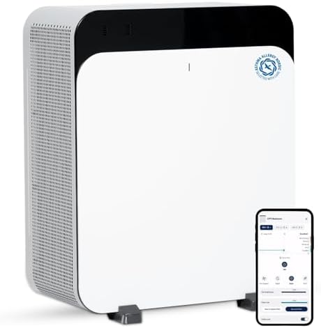 Blueair Classic Pro CP7i Premium Air Purifier for Home, Smart Air Purifier for Pet Allergens, Quiet, Blue Light Sterilisation | Tackles Viruses & Bacteria | Purifies up to 130m² in 30 minutes
