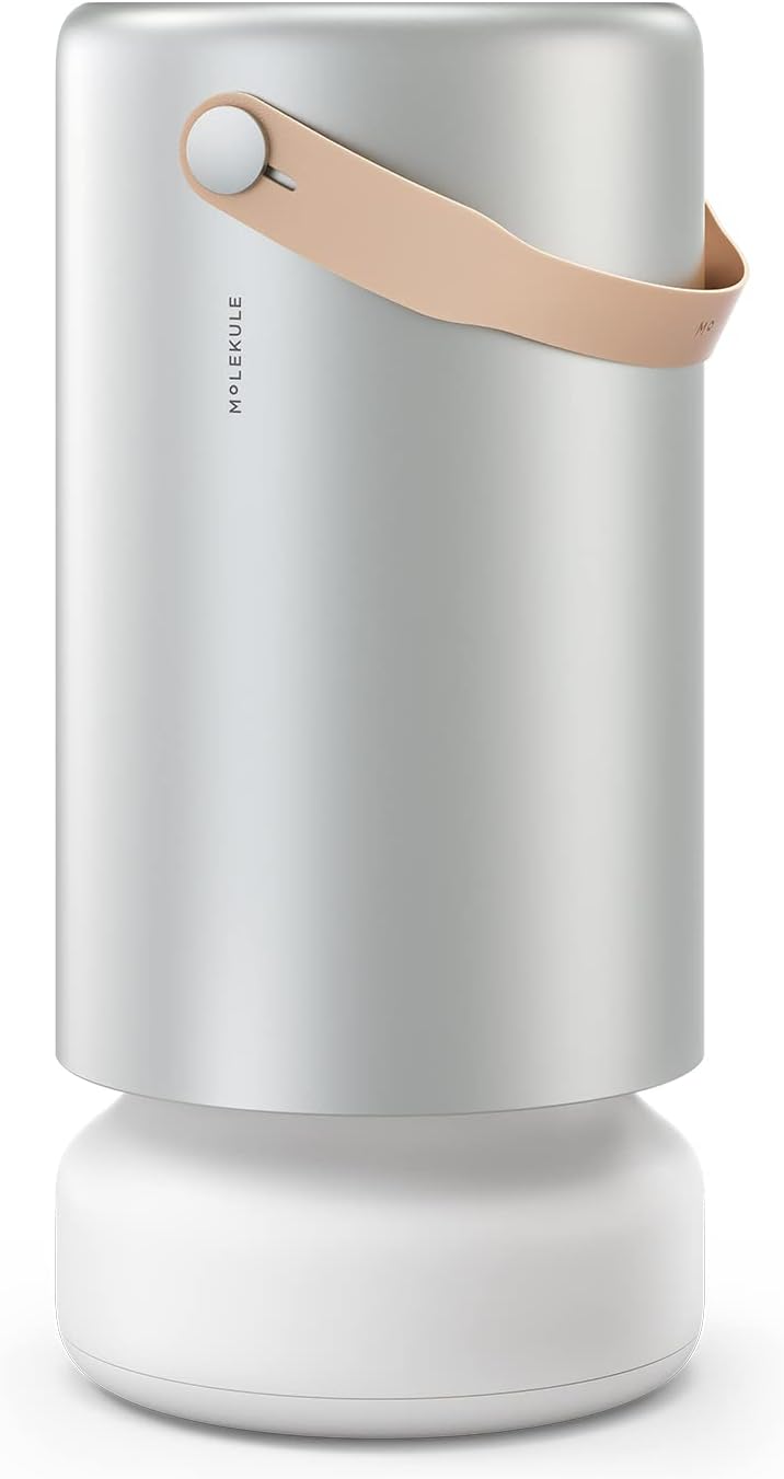 Molekule Air Pro Purifier for Large Rooms/Offices up to 93m² - PECO, Alexa, Destroys Allergens, Bacteria, Viruses, Smoke, Mould, VOC, Smart Sensor