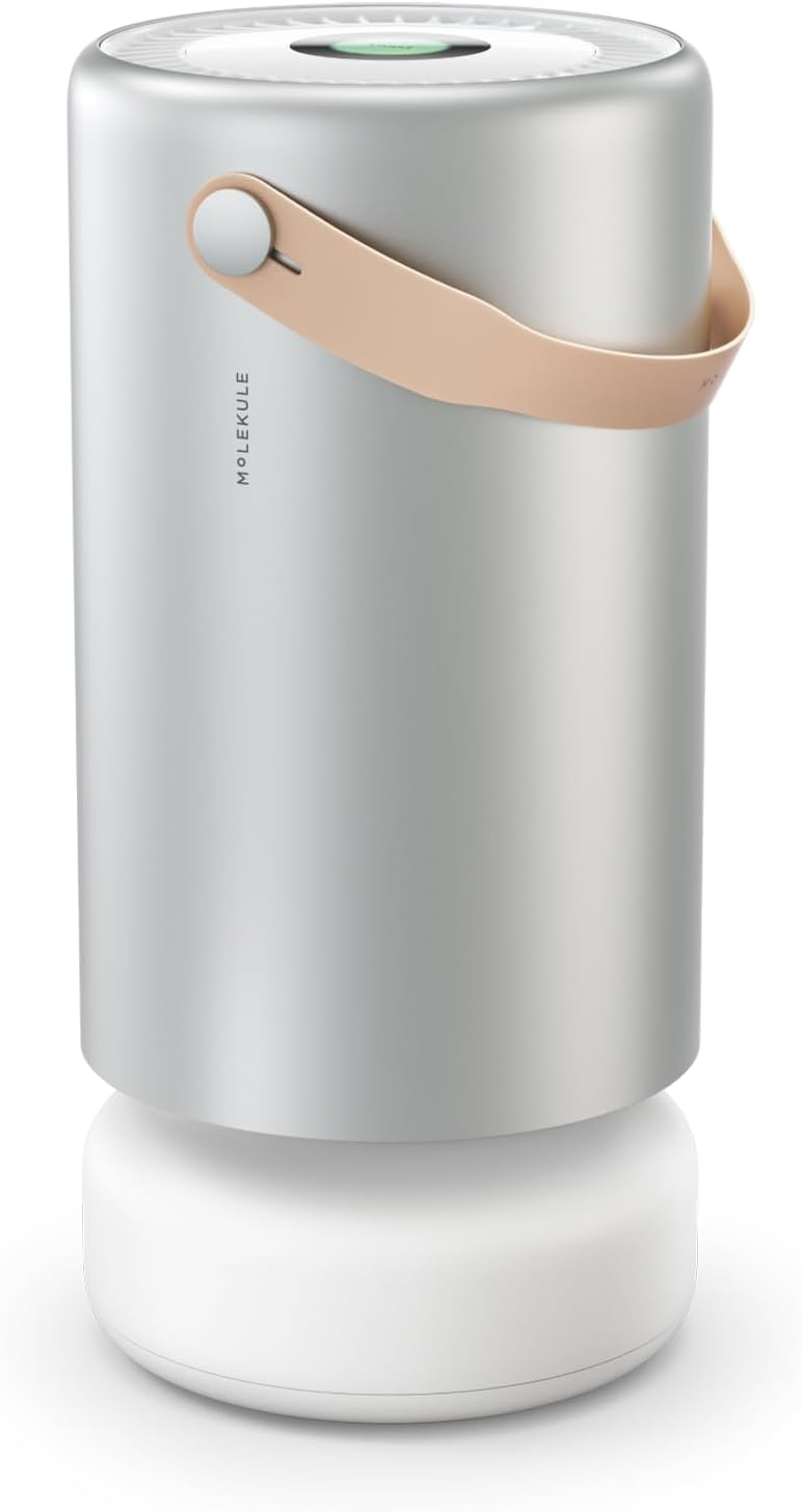 Molekule Air Pro Purifier for Large Rooms/Offices up to 93m² - PECO, Alexa, Destroys Allergens, Bacteria, Viruses, Smoke, Mould, VOC, Smart Sensor