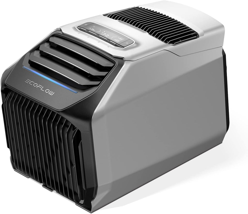 ECOFLOW WAVE 2 Portable Air Conditioner, 5100BTUs of Cooling, 6100BTUs of Heating, Add-On Battery, Control with App, No Drainage Required, for Outdoor Camping/RVs or Home Use(Battery Not Included)